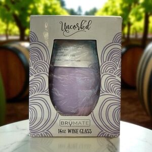 BrüMate "Uncork'd" 14oz. Wine Glass - LAVENDER